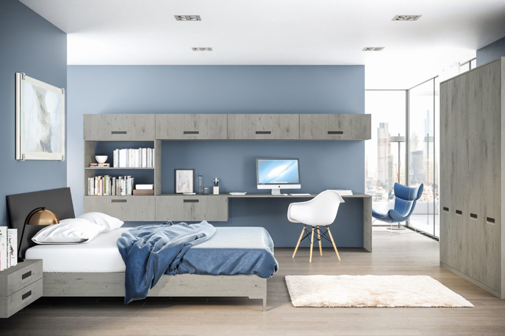 London Concrete Lazio Bedroom