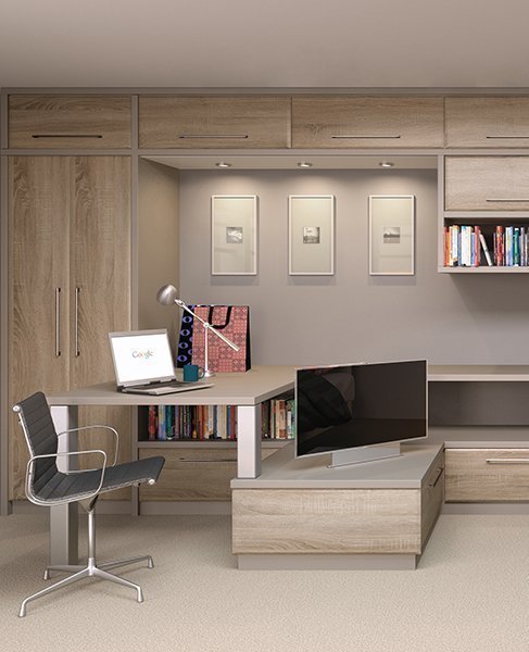 Bella Lincoln Sonoma Natural Oak Home Office